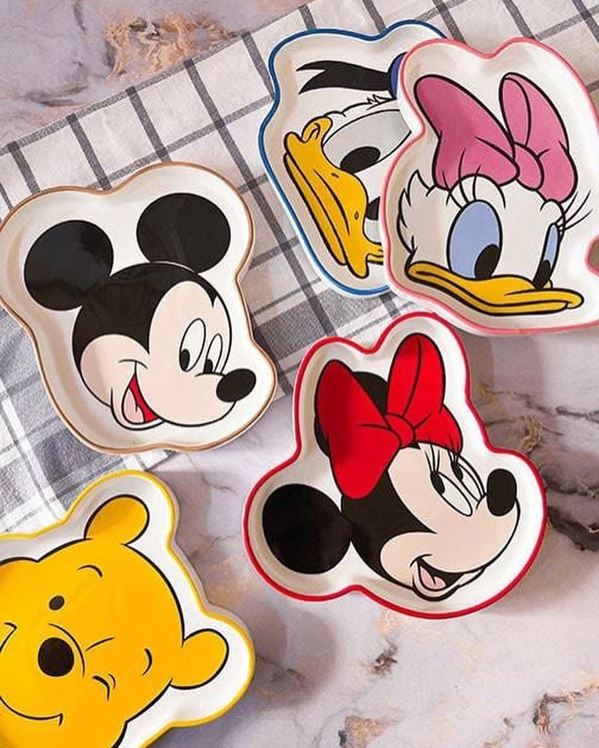 Disney Characters Plates