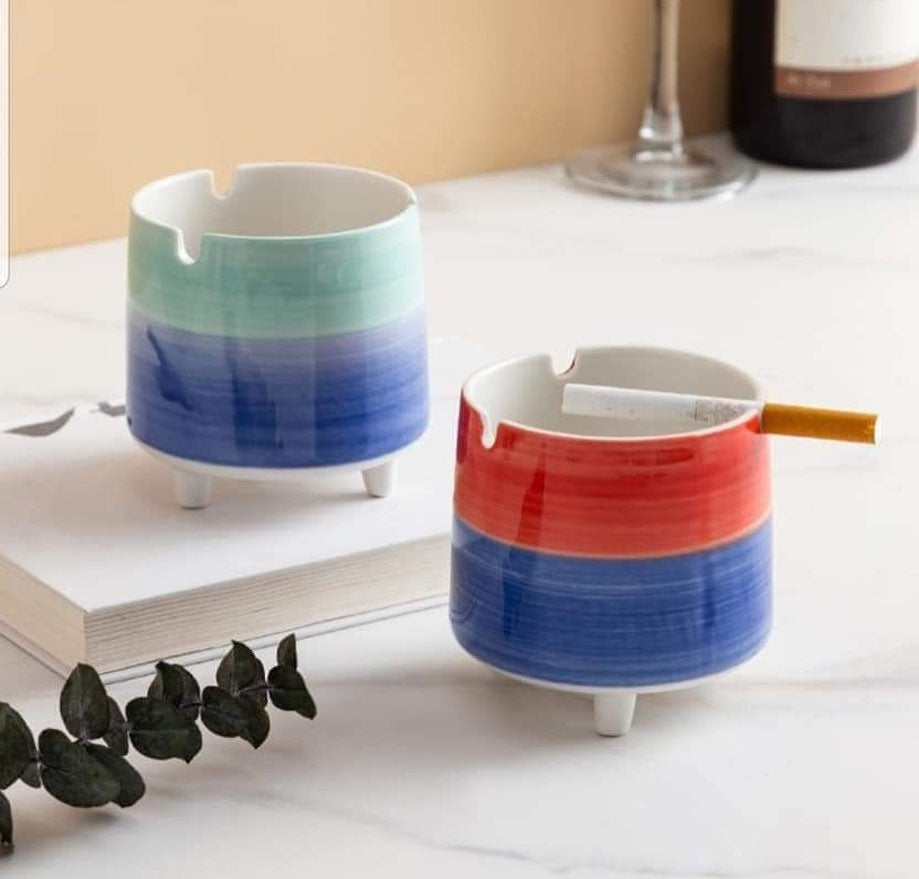 Colorful Porcelain Ashtray