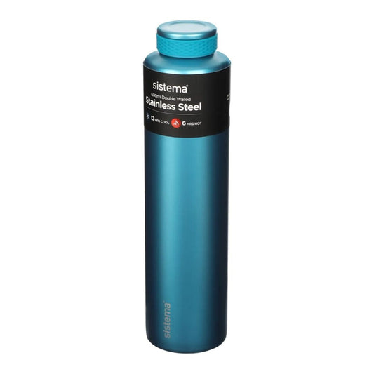 Sistema 500ml Double-Walled Stainless Steel Water Bottle