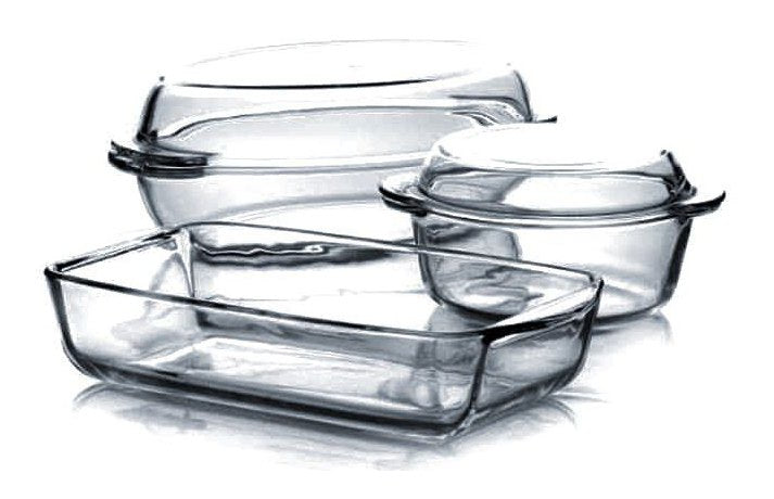 Borcam 5-Piece Turkish Glass Casserole Set